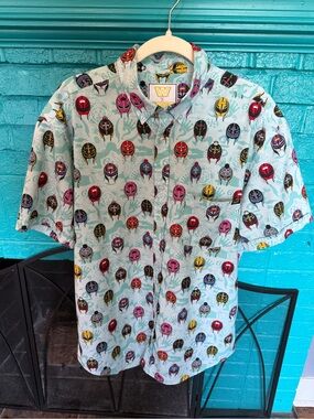 RSVLTS WWE Ray Mysterio Button Up